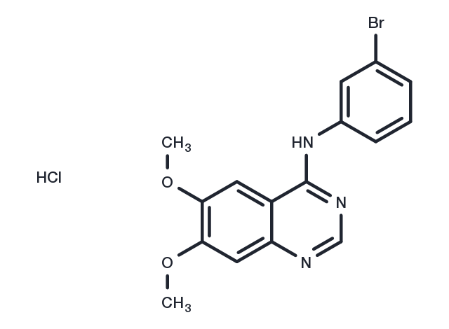 PD153035 hydrochloride Chemical Structure