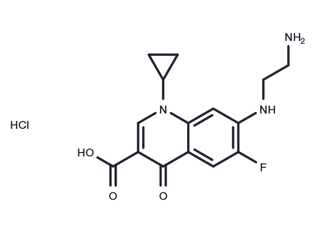 Desethylene Ciprofloxacin (hydrochloride) Chemical Structure