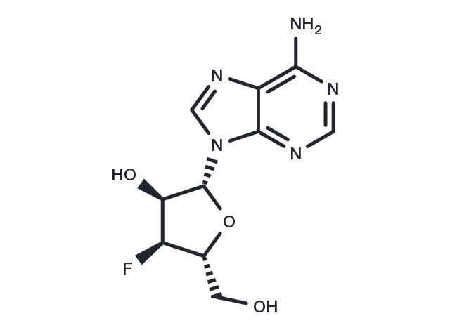 3'-Deoxy-3'-fluoroadenosine Chemical Structure