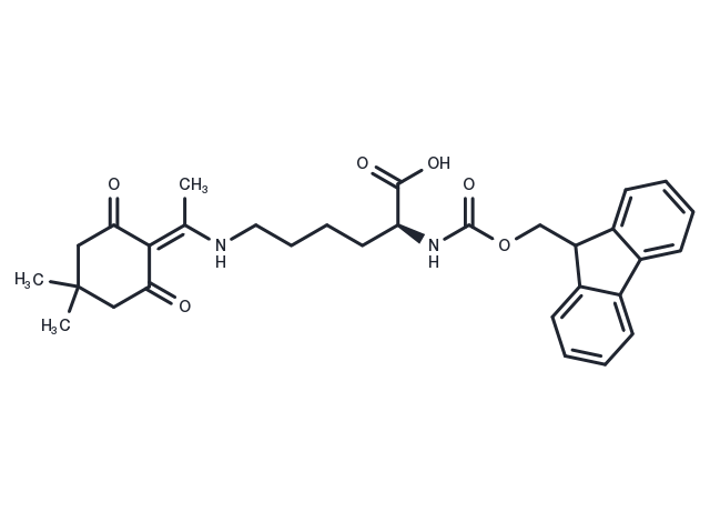 Fmoc-L-Lys(Dde)-OH Chemical Structure