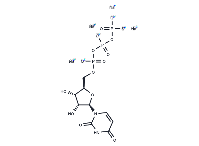 Uridine-5'-O-(3-thiotriphosphate) sodium Chemical Structure