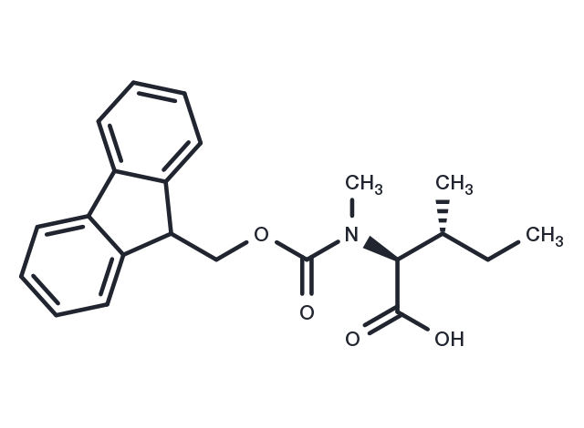 Fmoc-N-methyl-L-alloisoleucine Chemical Structure