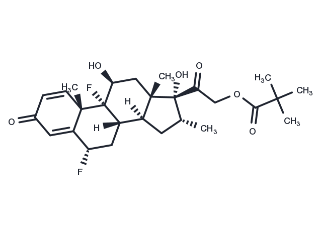 Flumethasone pivalate Chemical Structure