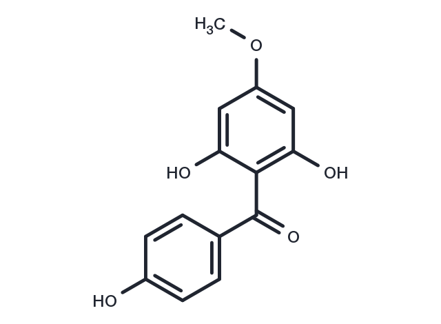 2,6,4'-Trihydroxy-4-methoxybenzophenone Chemical Structure