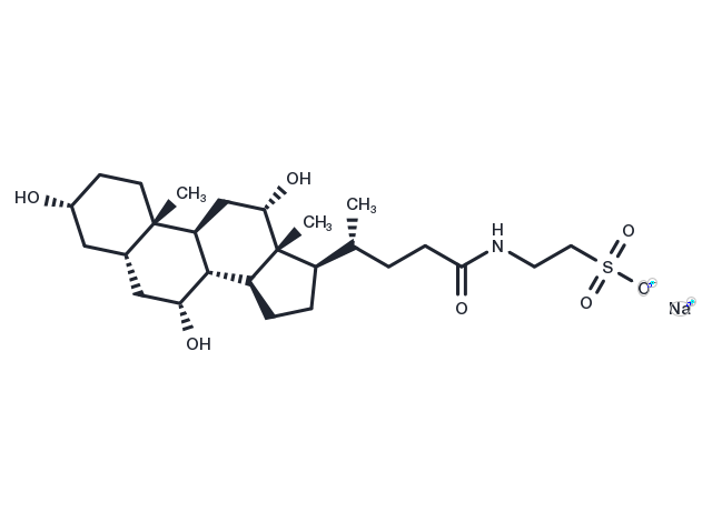Sodium taurocholate Chemical Structure