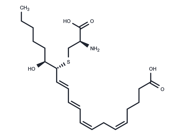 14,15-Leukotriene E4 Chemical Structure