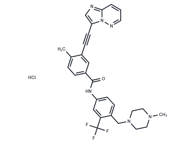 Ponatinib Hydrochloride Chemical Structure