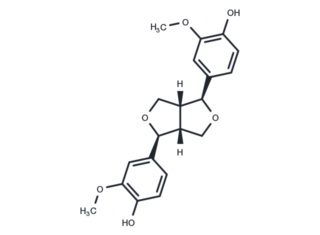 Pinoresinol Chemical Structure