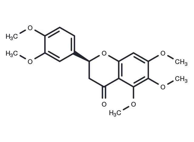 5,6,7,3',4'-Pentamethoxyflavanone Chemical Structure