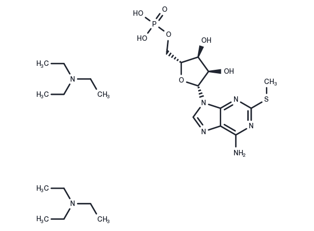 2-Methylthio-AMP diTEA Chemical Structure