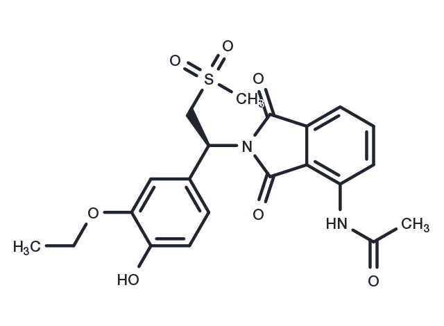 O-Demethyl Apremilast Chemical Structure