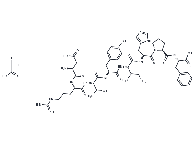 Angiotensin II human TFA Chemical Structure