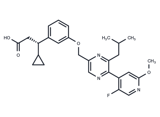 GPR40 agonist 1 Chemical Structure