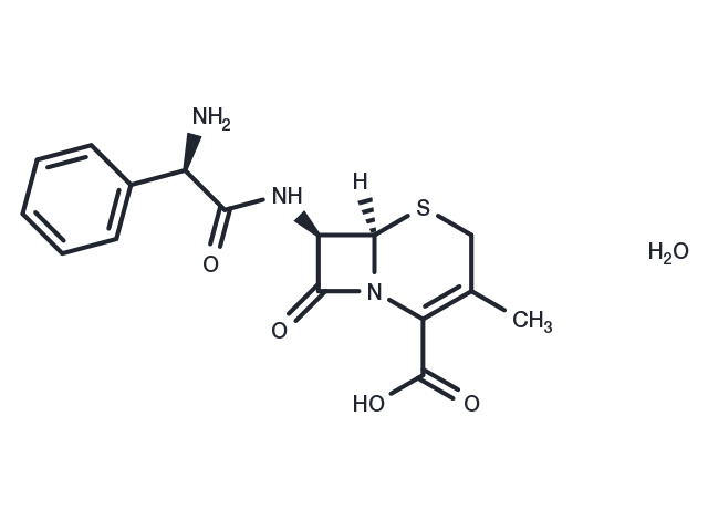 Cephalexin monohydrate Chemical Structure