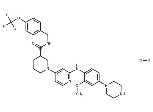 ALK/ROS1 inhibitor 2e HCL Chemical Structure