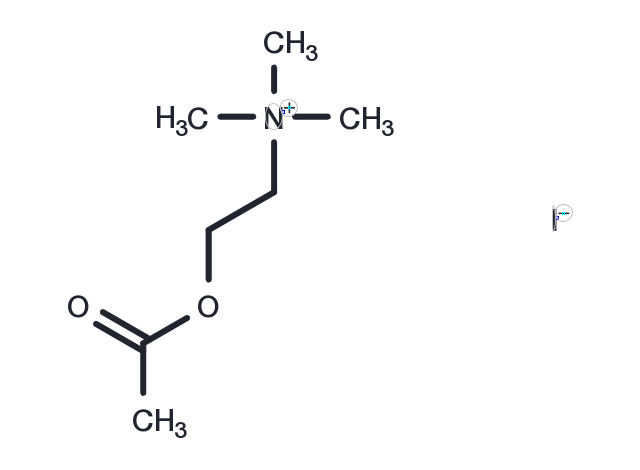 Acetylcholine iodide Chemical Structure