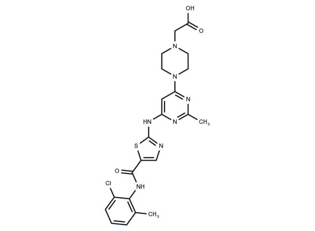 Dasatinib metabolite M6 Chemical Structure