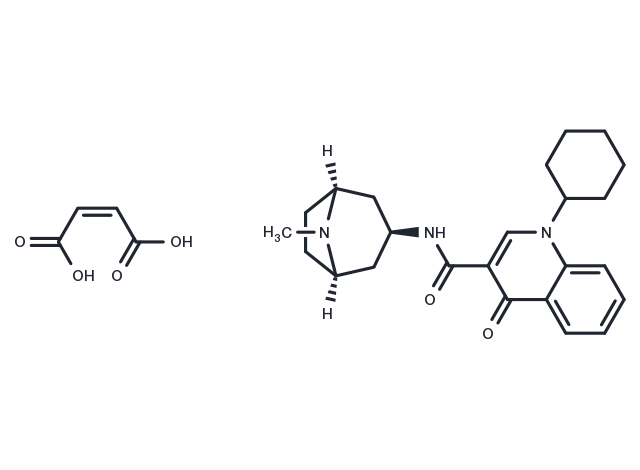 Mirisetron Maleate Chemical Structure