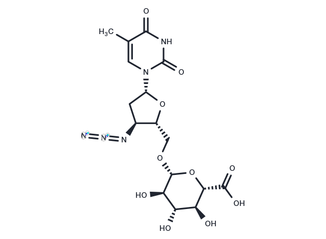 Zidovudine glucuronide Chemical Structure