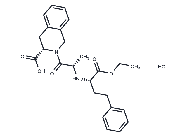 Quinapril hydrochloride Chemical Structure