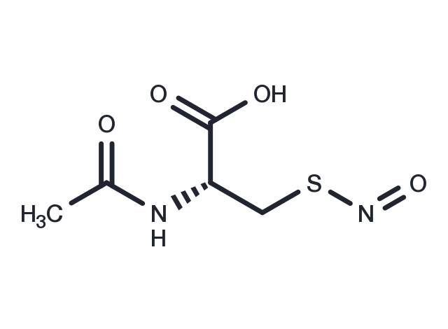 S-Nitroso-N-acetylcysteine Chemical Structure