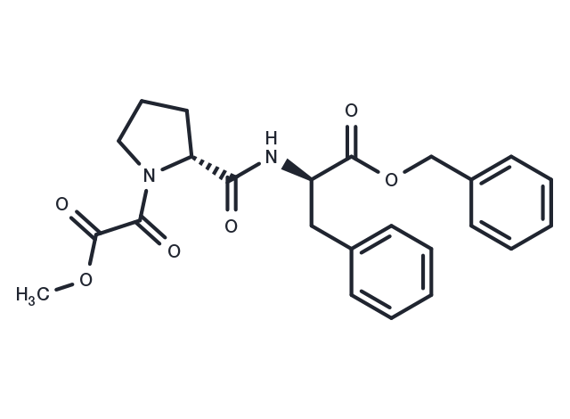 Carbomethoxycarbonyl-D-Pro-D-Phe-OBzl Chemical Structure