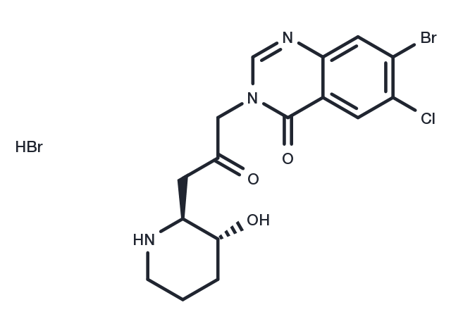 Halofuginone hydrobromide Chemical Structure