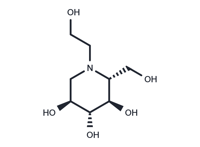 Miglitol Chemical Structure