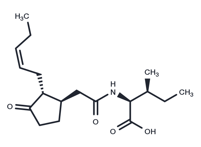 (-)-Jasmonoyl-L-isoleucine Chemical Structure