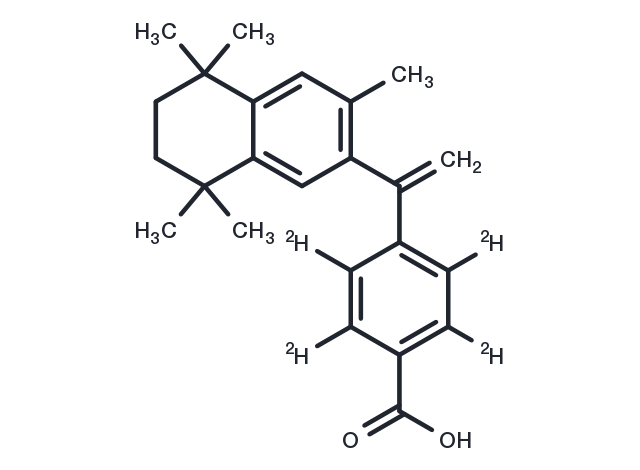 Bexarotene D4 Chemical Structure