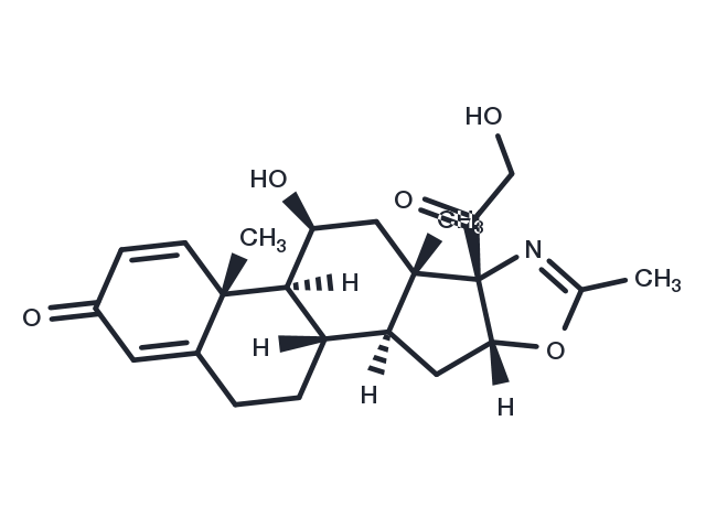 21-deacetyldeflazacort Chemical Structure