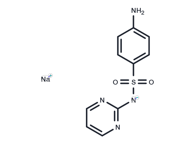Sulfadiazine sodium Chemical Structure