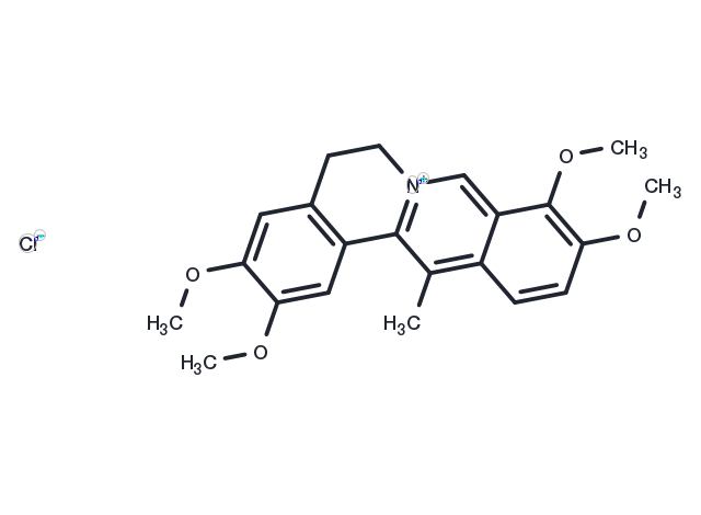 Dehydrocorydaline chloride Chemical Structure