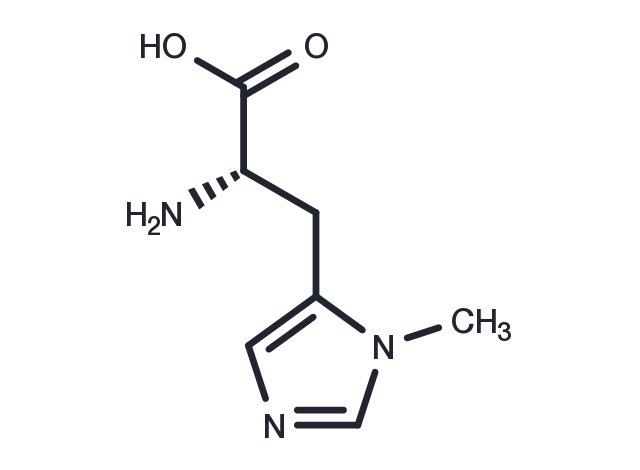 3-Methyl-L-histidine Chemical Structure