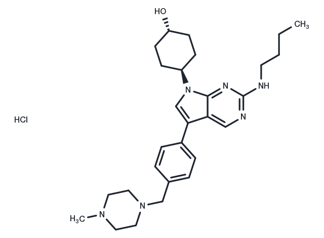 UNC2025 hydrochloride Chemical Structure