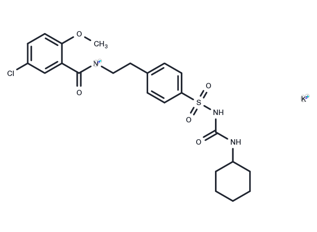 Glibenclamide potassium Chemical Structure