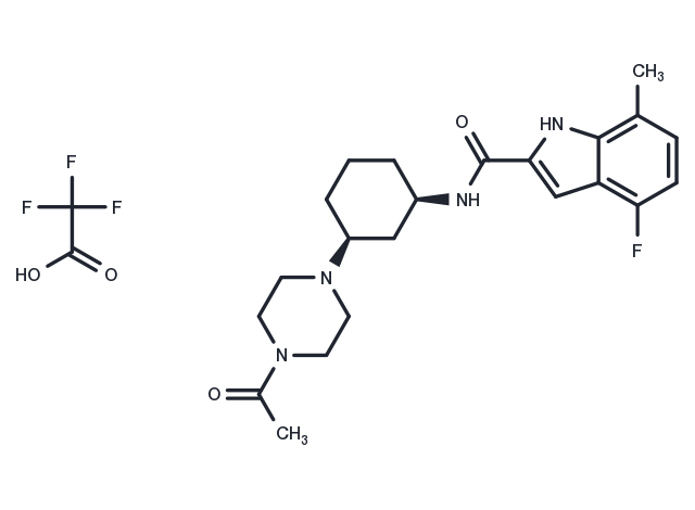 EZM0414 TFA Chemical Structure