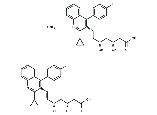 (Z)-Pitavastatin calcium Chemical Structure