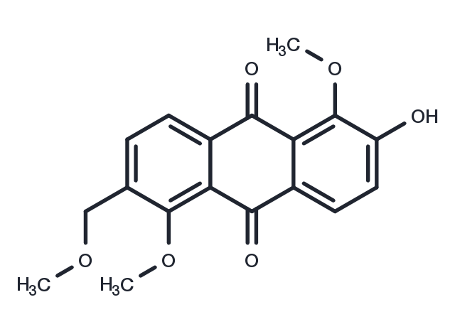 1,5,15-Tri-O-methylmorindol Chemical Structure