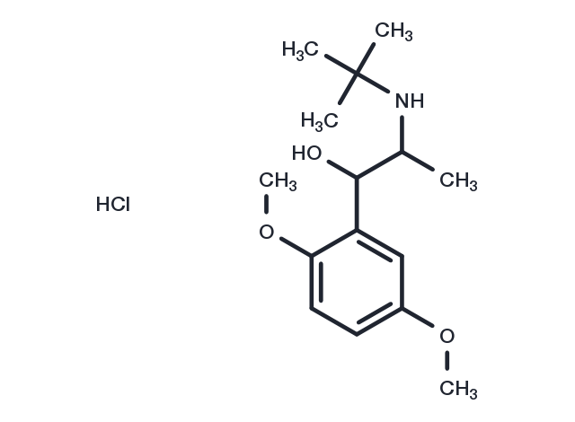 Butoxamine hydrochloride Chemical Structure