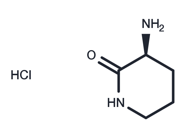 L-Ornithine lactam hydrochloride Chemical Structure