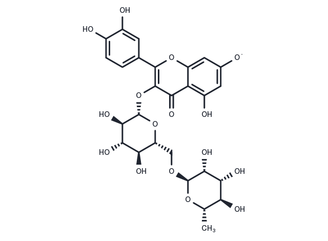 Quercetin-3-o-rutinose Chemical Structure