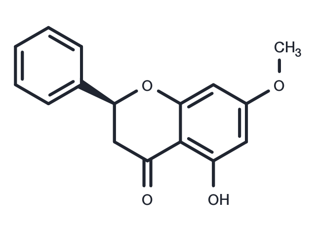 Pinostrobin Chemical Structure