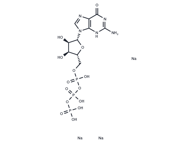 Guanosine 5'-triphosphate trisodium salt Chemical Structure
