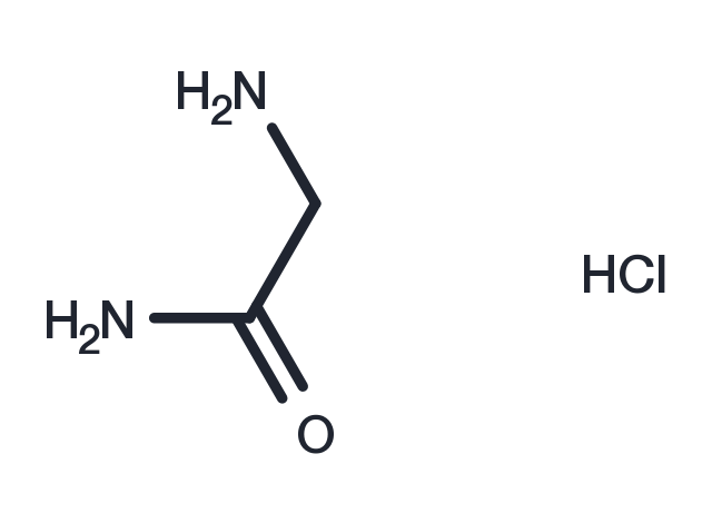 Glycinamide Hydrochloride Chemical Structure