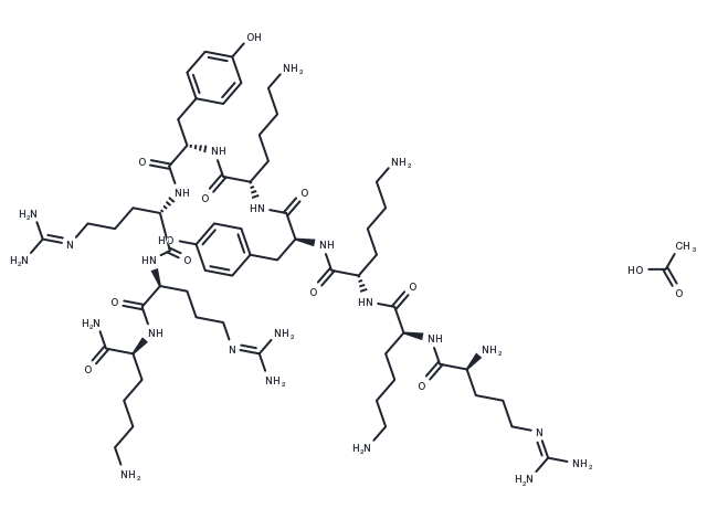 MLCK inhibitor peptide 18 acetate Chemical Structure