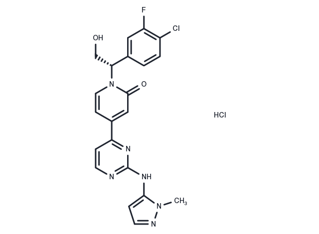 Ravoxertinib hydrochloride Chemical Structure