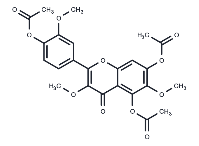Jaceidin triacetate Chemical Structure