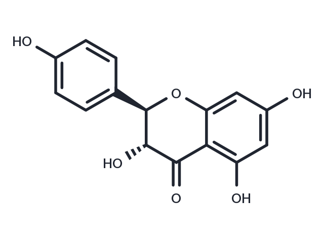 Dihydrokaempferol Chemical Structure