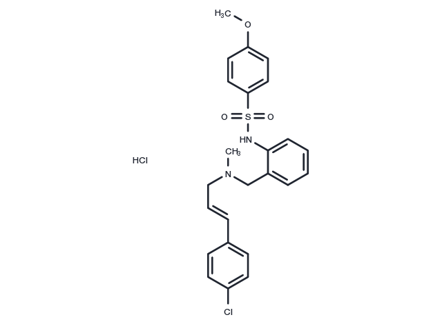 KN-92 hydrochloride Chemical Structure